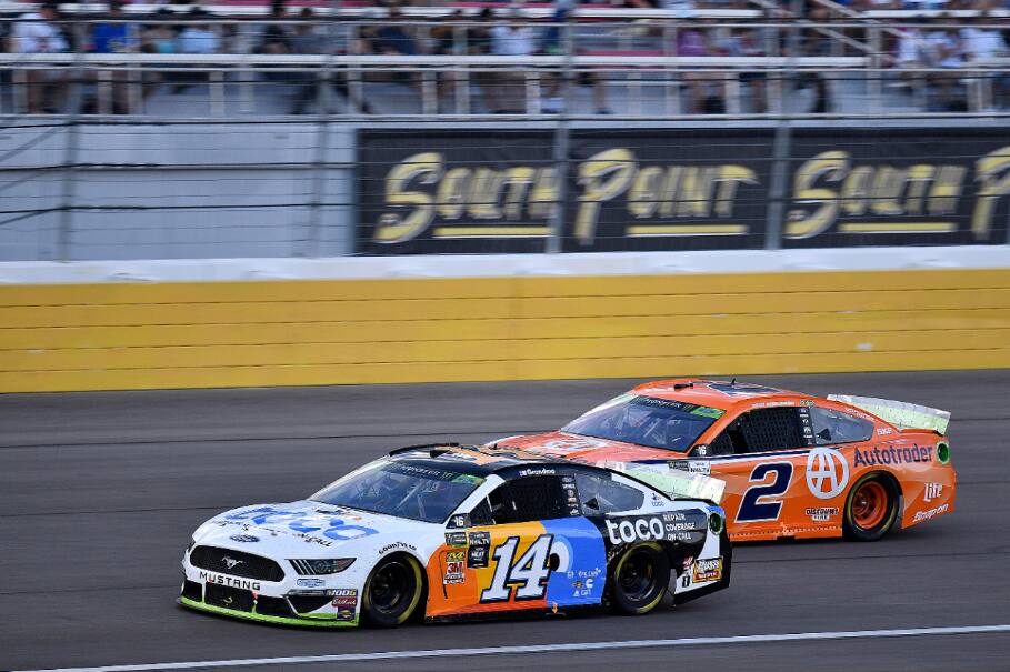 Led by Clint Bowyer (14), Stewart-Haas Racing qualified 1-2-3-4, but he finished 25th. Led by Clint Bowyer (14), Stewart-Haas Racing qualified 1-2-3-4, but he finished 25th.